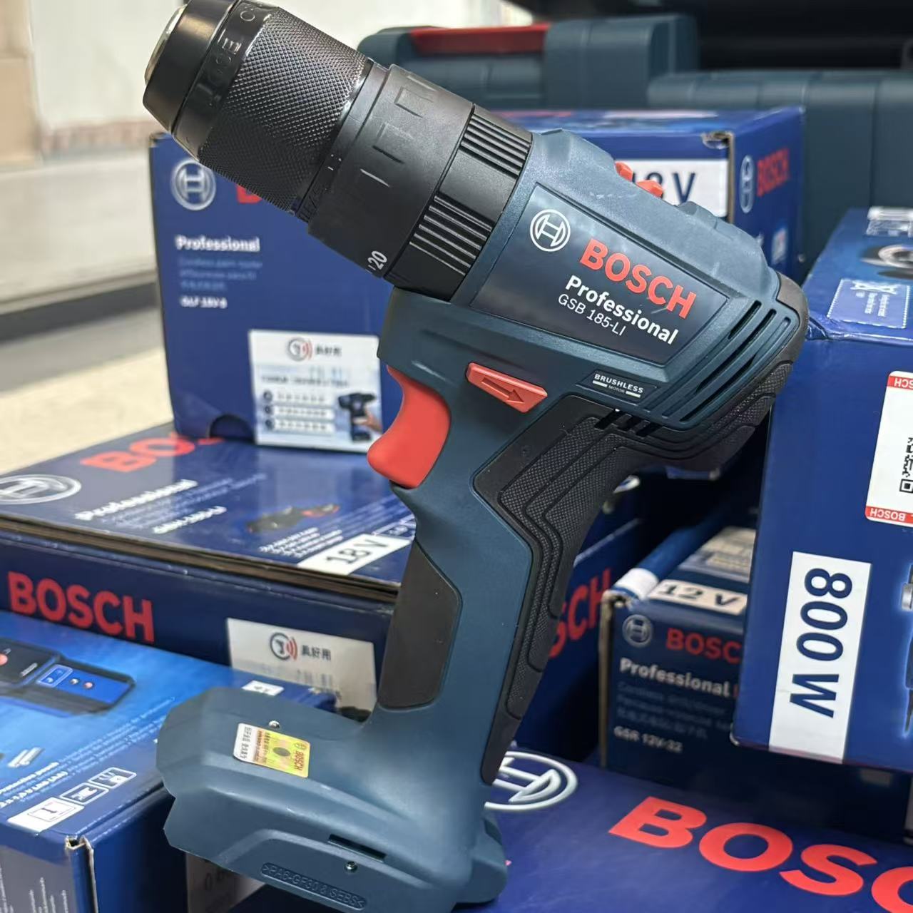 Power Tools Impact - ボッシュ GSB 185-LI ブラシレスコードレスインパクトドリル 18V 電動ドライバー