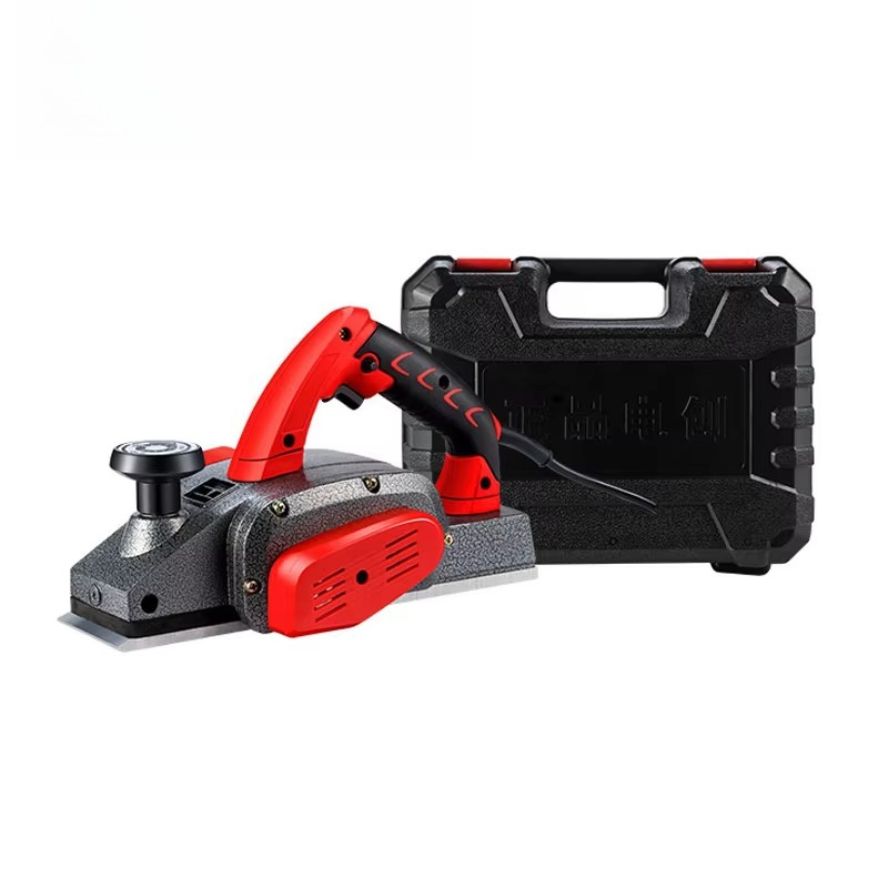Planer Handheld Electric - 手持ち式強力電動木材かんな盤、全銅モーター搭載、木工DIY用ポータブル電動かんな盤、家庭用ワークショップ向け