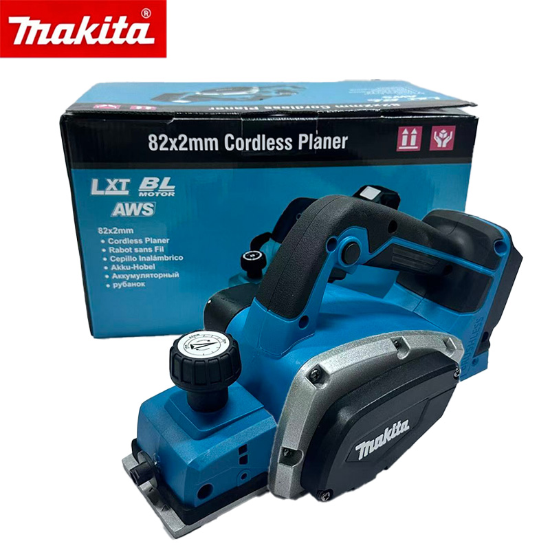 Planer Handheld Electric - 2026年新型マキタ 18Vリチウムイオン充電式ハンドヘルドブラシレス電動ウッドプレーナー、バッテリーは含まれていません