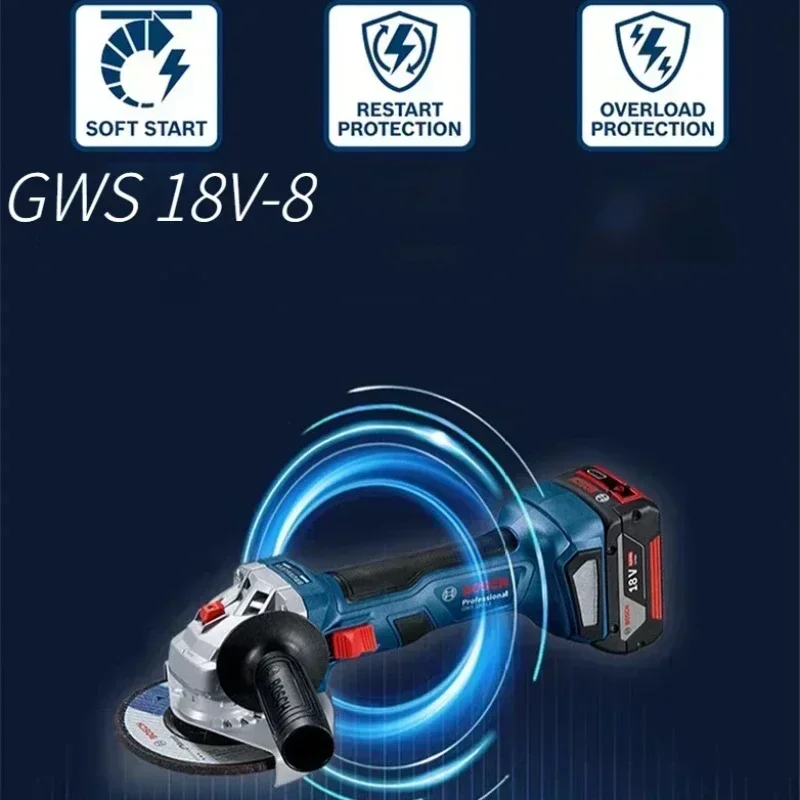 Power Tools Professional - ボッシュ GWS 18V-8 プロフェッショナル 18V コードレスアングルグラインダー