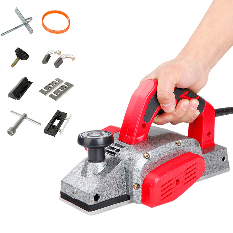 Planer Handheld Electric - 強力な電動カンナ ハンドヘルド銅線木工カンナ 木工DIY電動工具