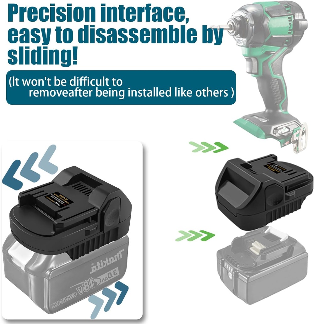 マキタ用コンバーターから日立用アダプターへ、マキタ18Vリチ - Power Tools Hitachi のレビューと価格