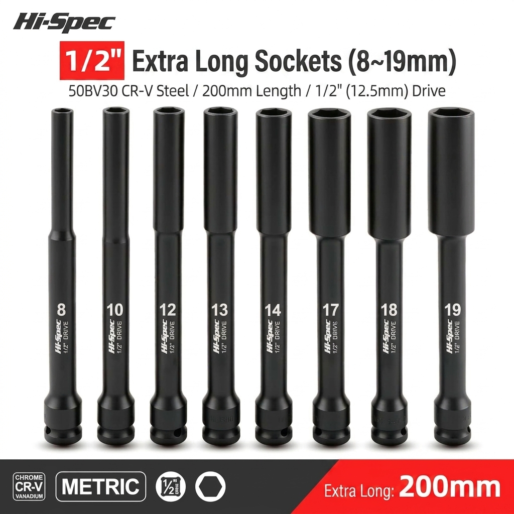 ハイスペック 1/2インチドライブ エクストラロングインパク - Power Tools Pneumatic のレビューと価格
