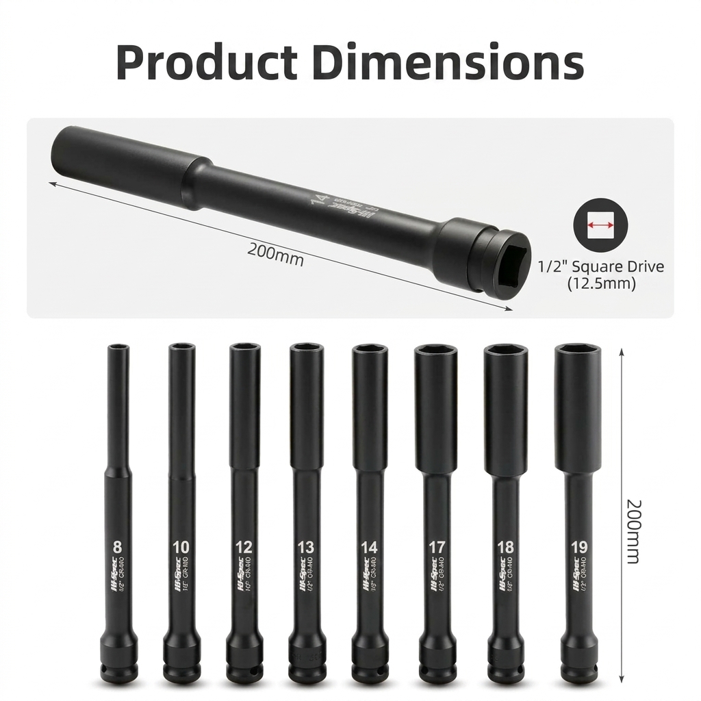 ハイスペック 1/2インチドライブ エクストラロングインパク - Power Tools Pneumatic のレビューと価格