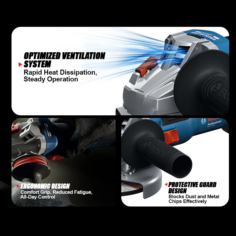 ボッシュ GWS 18V-8 コードレスアングルグラインダー - Power Tools Professional のレビューと価格