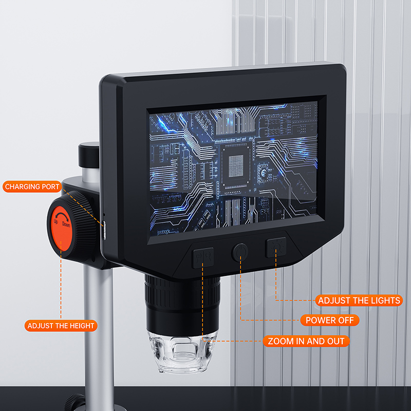 1000倍ズーム 4.3インチLCD顕微鏡 1080P HD - Power Tools Video のレビューと価格