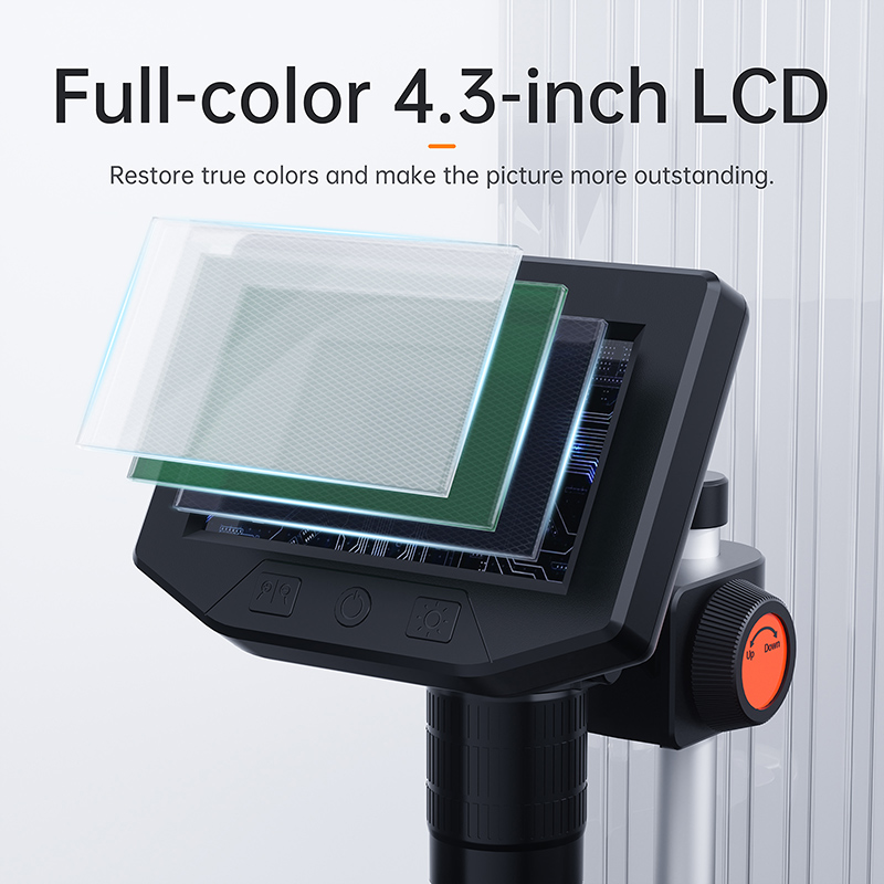 1000倍ズーム 4.3インチLCD顕微鏡 1080P HD - Power Tools Video のレビューと価格