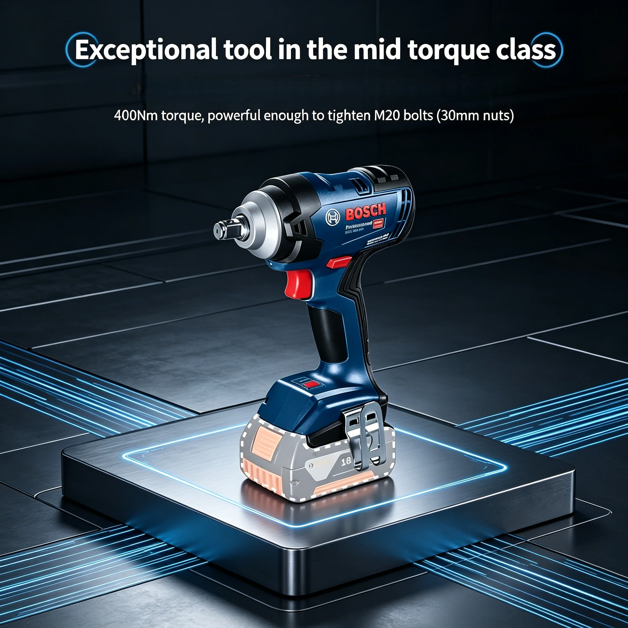 ボッシュ GDS18V-400 プロフェッショナルコードレス - Power Tools Impact のレビューと価格
