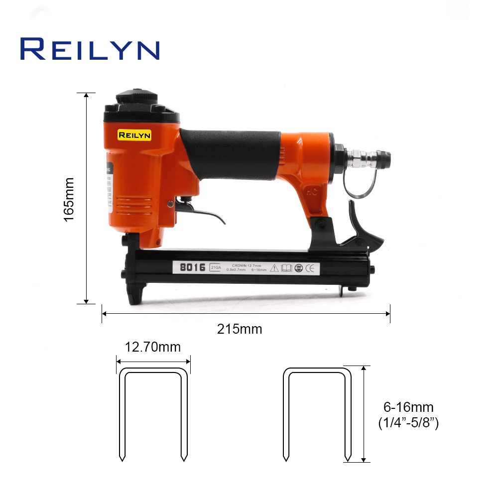 Reilyn 8016 ミニ空気圧ネイラー細かい銃家具木工エ - Power Tools Pneumatic のレビューと価格