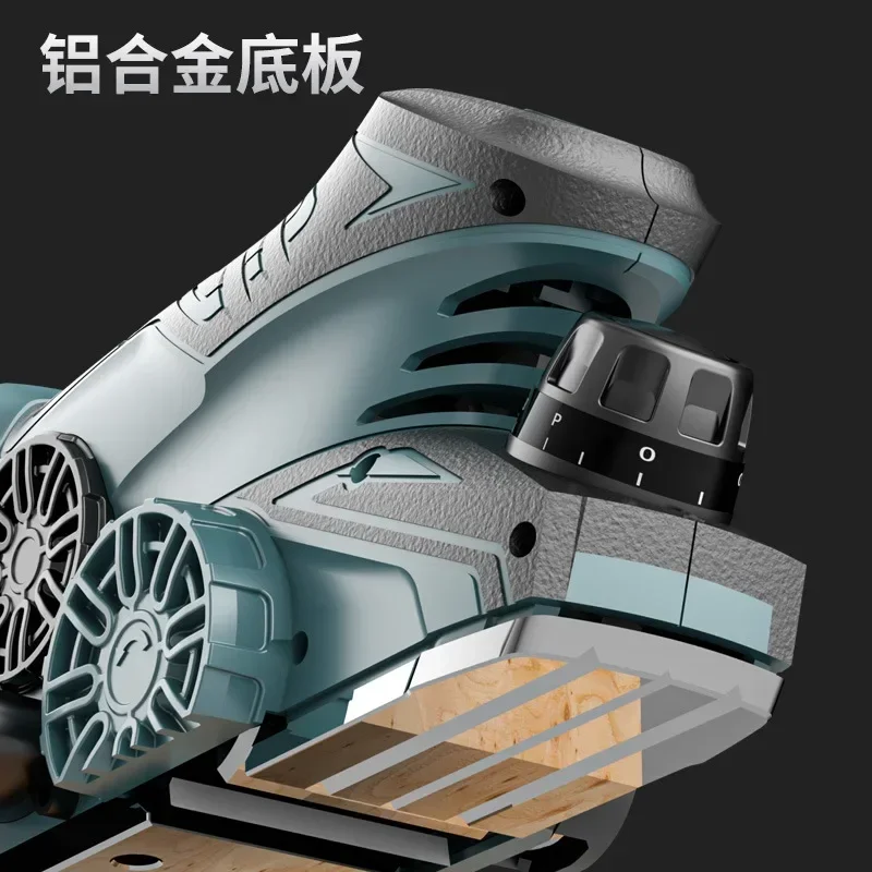 リチウム電池対応 木工用電動かんな 家庭用小型精密ステッカー - Planer Handheld Electric のレビューと価格
