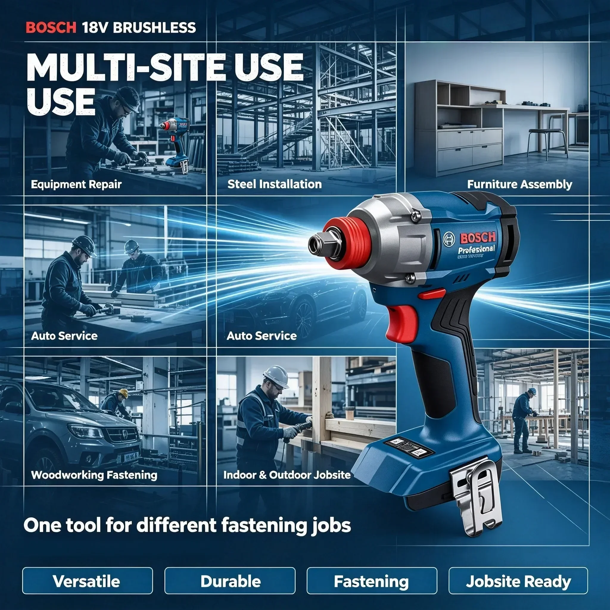 ボッシュ GDX 18V-285 コードレスインパクトドライ - Power Tools Impact のレビューと価格