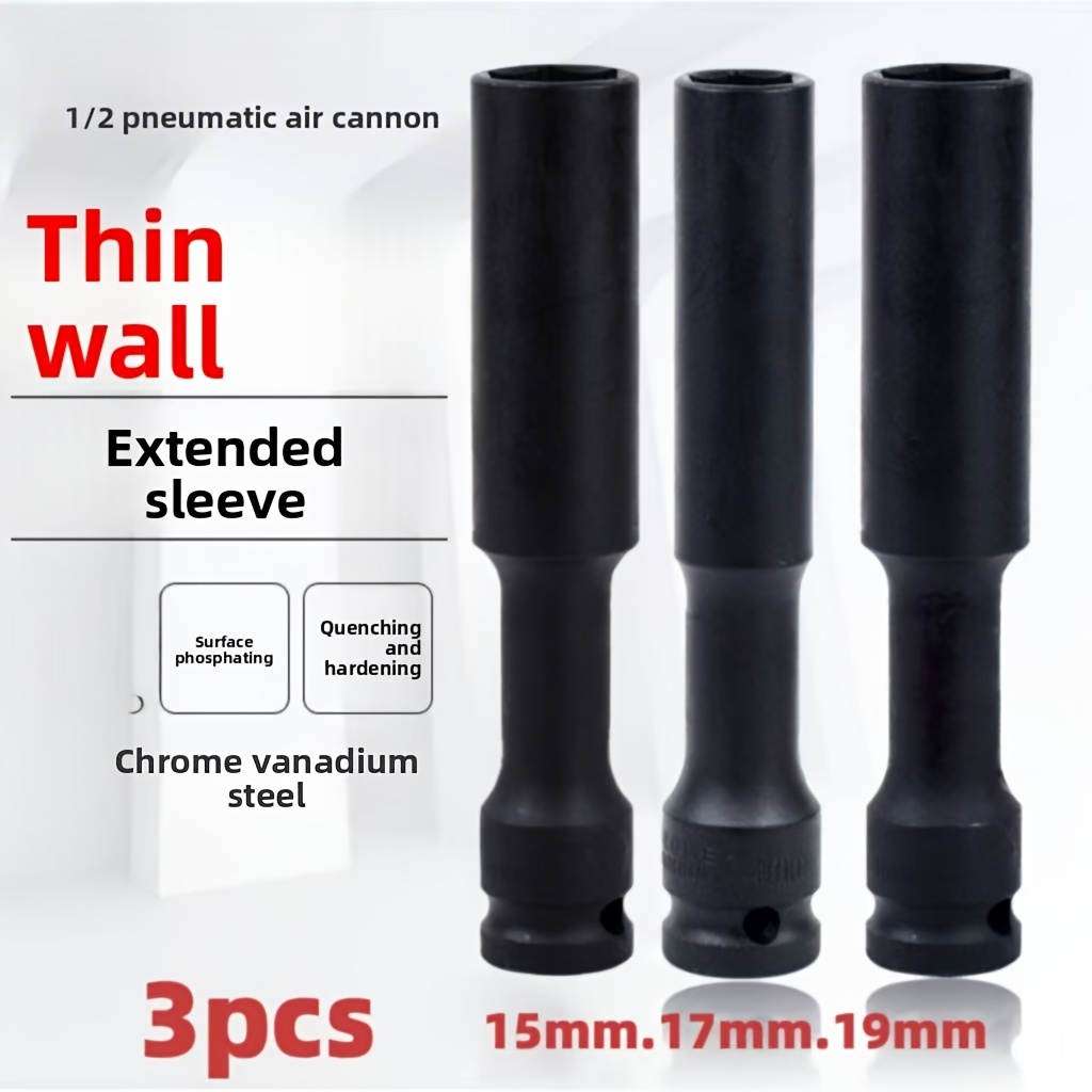 1/3個入り 1/2インチ拡張薄型インパクトソケットセット、 - Power Tools Pneumatic のレビューと価格