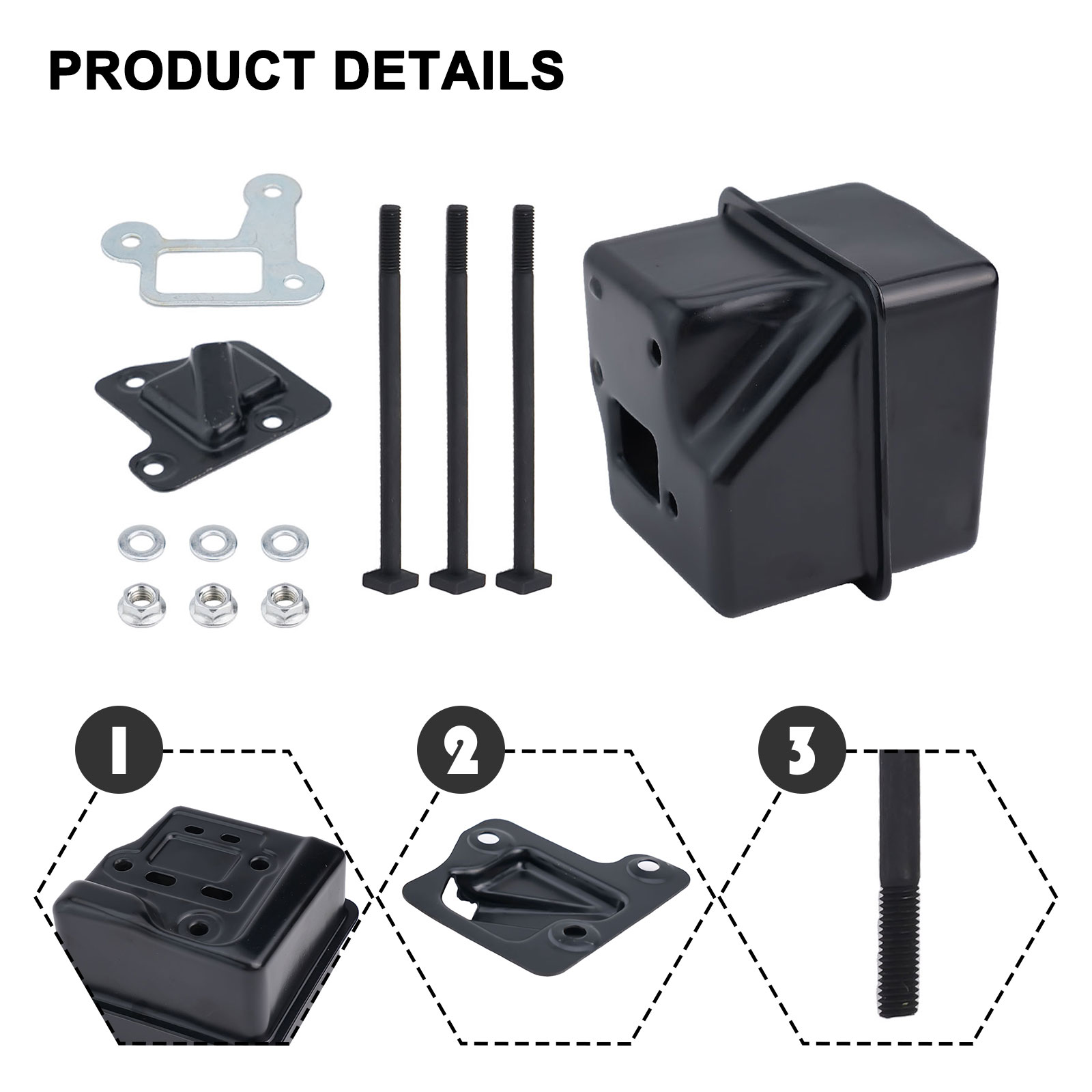 エキゾーストマフラーガスケットカバー,MSパッケージ,製品名 - Power Tools With Names のレビューと価格