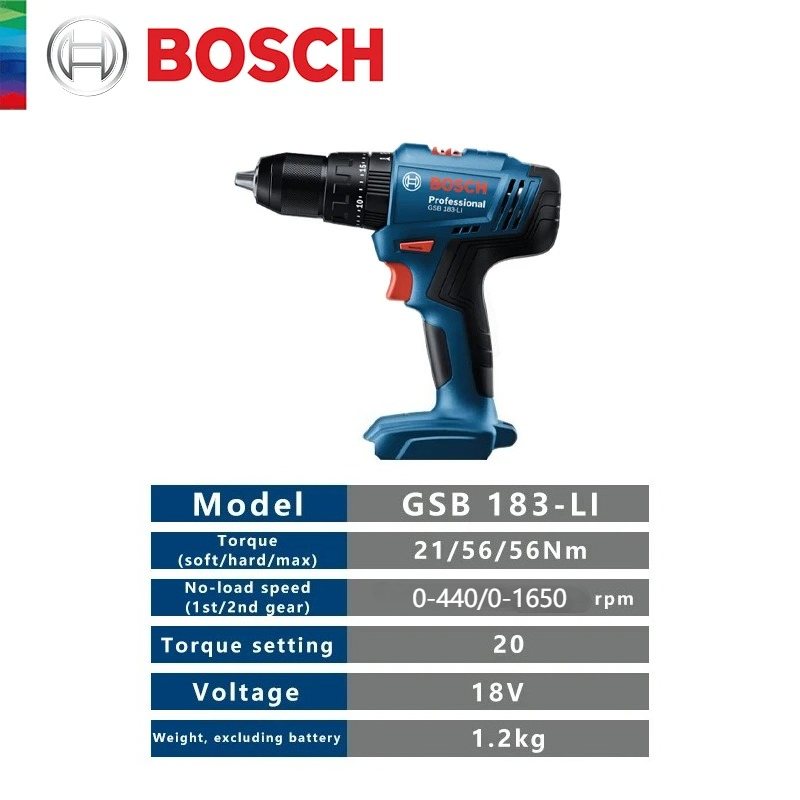 ボッシュ電動ドリル GSB183-LI ドライバー コードレ - Power Tools Impact のレビューと価格