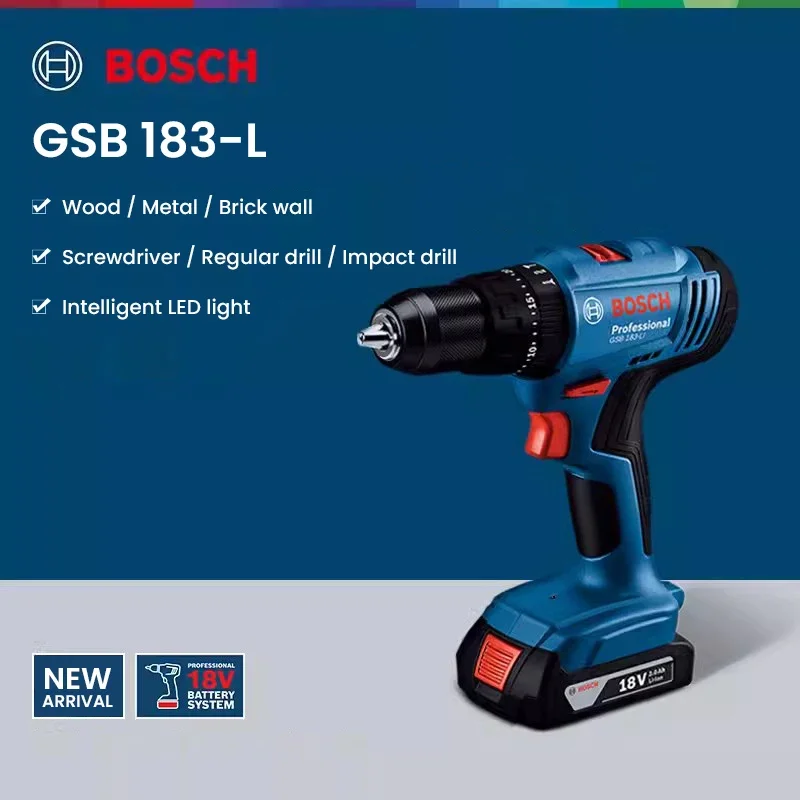 ボッシュ GSB183-LI 電動ドリルドライバー コードレ - Power Tools Impact のレビューと価格